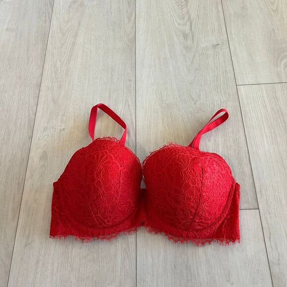 Victoria secrets women red bra size 36 DD - Picture 1 of 8